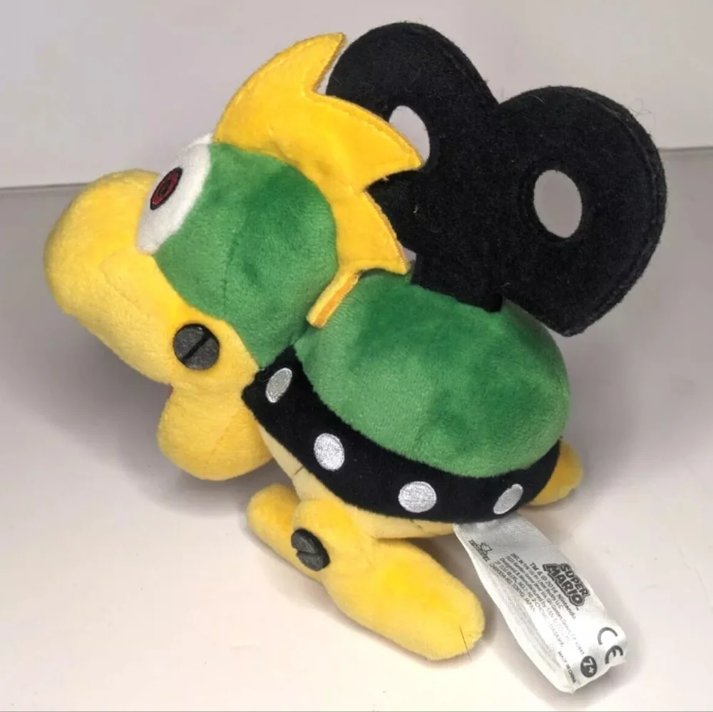 2014 LLC Little Buddy Super Mario Mesha Koopa Plush Toy 6" Yellow and Green - Picture 7 of 8